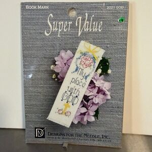 Designs For‎ The Needle Cross Stitch Bookmark Kit My Place With God New